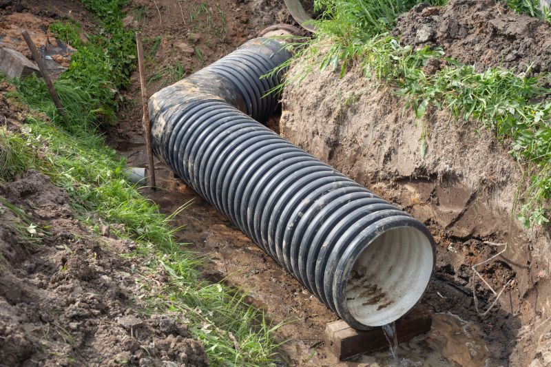 Drainage pipe installation