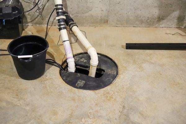 Interior Basement Drainage in Brighton